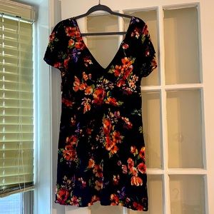 Floral mini sun dress